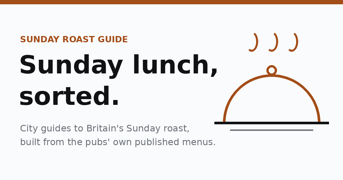 Sunday Roast Guide