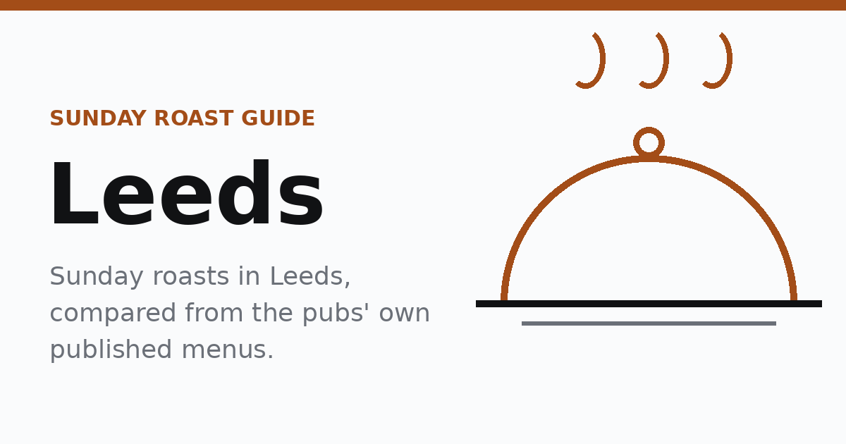 Sunday Roast Guide — Leeds